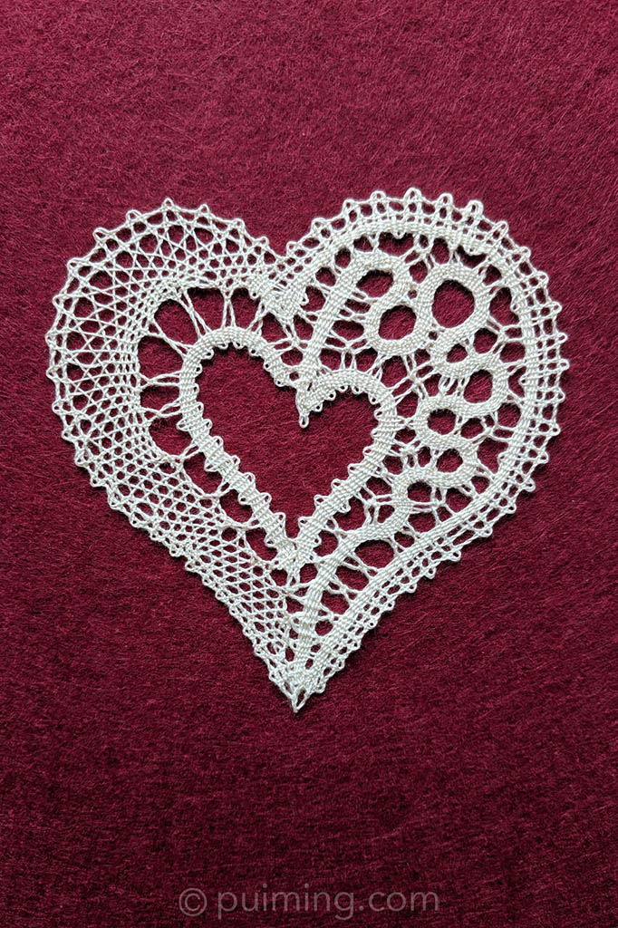 2019.06 Bobbin Lace – Srce (Heart)